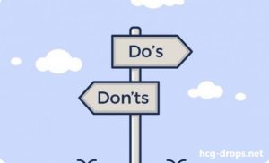 hcg diet guidelines- do's and dont's